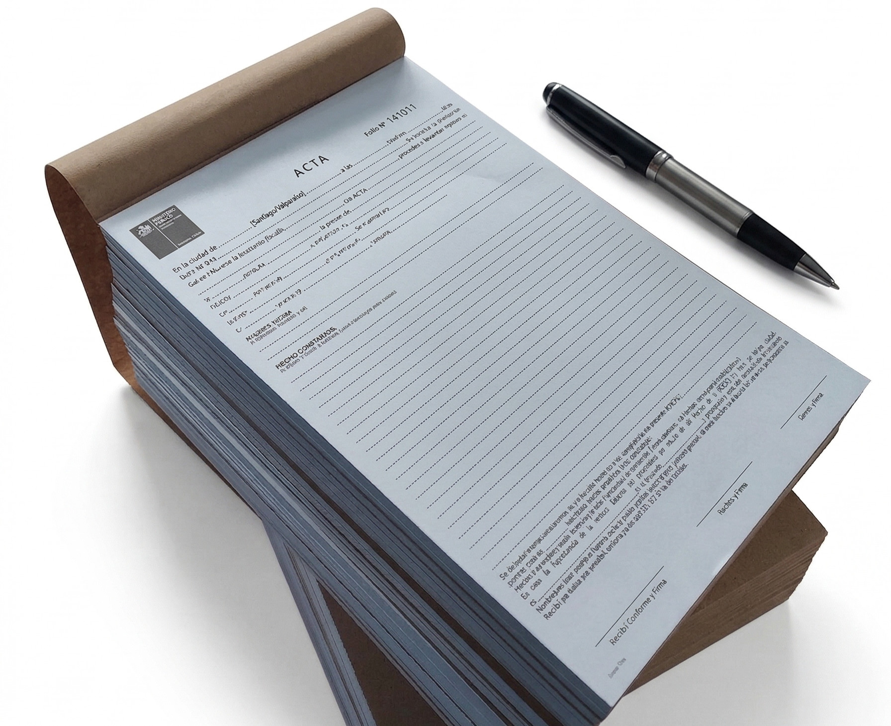 Formularios, talonarios y blocks con papel autocopiado